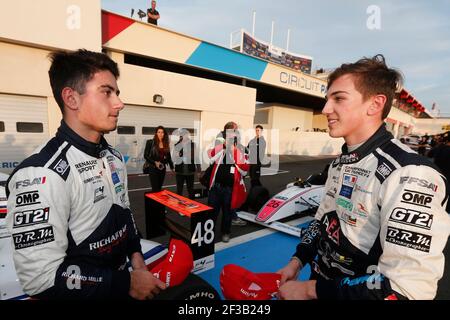 VALENTE Enzo (Fra), F4 FFSA Academy, Portrait, DAVID Hadrien (Fra), F4 FFSA Academy, Portrait während der 2019 FFSA GT Circuit französisch Meisterschaft, vom 11. Bis 13. oktober Circuit Paul Ricard, Le Castellet, Frankreich - Foto Jean Michel Le MEUR / DPPI Stockfoto