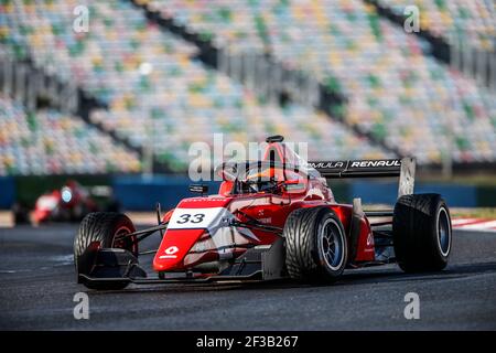 33 FERNANDEZ Sebastian (esp), Formel Renault Eurocup Team Arden, Aktion während der Wintertests Formule Renault Eurocup auf Magny Cours, 5. Bis 7. März 2019 - Foto Jean Michel Le MEUR / DPPI Stockfoto