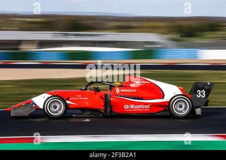 33 FERNANDEZ Sebastian (esp), Formel Renault Eurocup Team Arden, Aktion während der Wintertests Formule Renault Eurocup auf Magny Cours, 5. Bis 7. März 2019 - Foto Jean Michel Le MEUR / DPPI Stockfoto