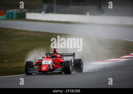 33 FERNANDEZ Sebastian (esp), Formel Renault Eurocup Team Arden, Aktion während der Wintertests Formule Renault Eurocup auf Magny Cours, 5. Bis 7. März 2019 - Foto Jean Michel Le MEUR / DPPI Stockfoto