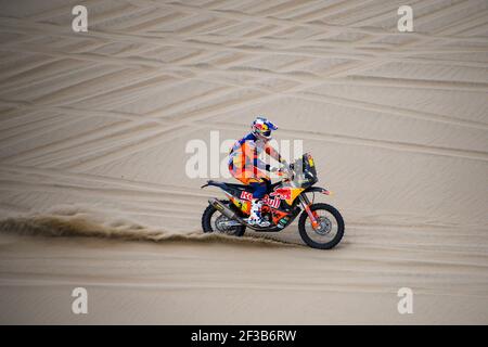 03 PREIS Toby (aus), KTM, KTM Factory Team, Moto, Action während der Dakar 2019, Etappe 1 Lima nach Pisco, peru, am 7. januar - Foto DPPI Stockfoto