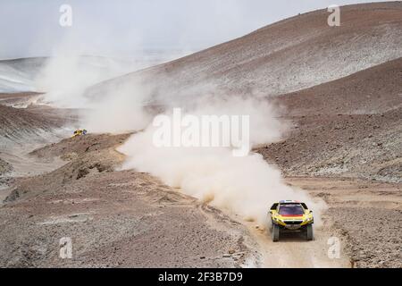 325 LACHAUME Pierre (Fra), POLATO Jean-Michel (Fra), Peugeot, PH-Sport, Gruppe T1, Klasse 4, Auto, Aktion während der Dakar 2019, Etappe 4, Arequipa - Tacna, peru, am 10. januar - Foto Antonin Vincent / DPPI Stockfoto