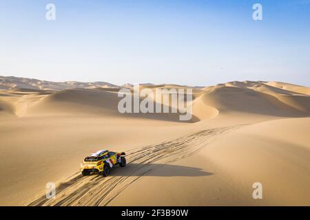 325 LACHAUME Pierre (Fra), POLATO Jean-Michel (Fra), Peugeot, PH-Sport, Gruppe T1, Klasse 4, Auto, Aktion während der Dakar 2019, Etappe 2, Pisco - San Juan de Marcona, peru, am 8. januar - Foto Antonin Vincent / DPPI Stockfoto