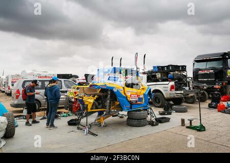 397 VARELA Bruno (BRA), JUSTO Maikel (BRA), Can-am, Varela Rally Team, Group SXS ASO/FI, Klasse SXS, Aktion während der Dakar 2019, Ruhetag Arequipa, peru, am 12. januar - Foto Antonin Vincent / DPPI Stockfoto