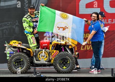 262 Souday Sebastien (Fra), Yamaha, Team All Tracks, Quad, Aktion während der Abfahrt der Dakar 2020 in Jeddah, Saudi-Arabien am 4. Januar 2020 - Foto DPPI Stockfoto