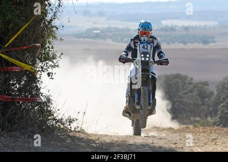 42 Van Beveren Adrien (Fra), Monster Yamaha Rally Offizielles Team, Yamaha WR450F Rally, Aktion während der Rallye Andalusien 2020, vom 6. Bis 10. Oktober 2020 um Villamartin, Spanien - Foto Eric Vargiolu / DPPI Stockfoto