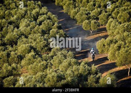 42 Van Beveren Adrien (Fra), Monster Yamaha Rally Offizielles Team, Yamaha WR450F Rally, Aktion während der Rallye Andalusien 2020, vom 6. Bis 10. Oktober 2020 um Villamartin, Spanien - Foto Eric Vargiolu / DPPI Stockfoto