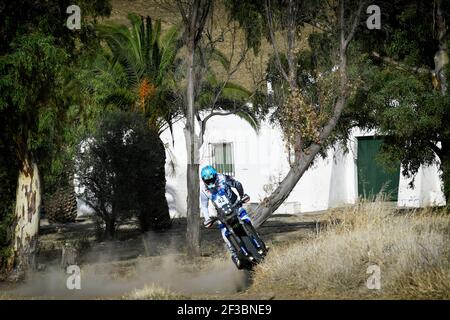 42 Van Beveren Adrien (Fra), Monster Yamaha Rally Offizielles Team, Yamaha WR450F Rally, Aktion während der Rallye Andalusien 2020, vom 6. Bis 10. Oktober 2020 um Villamartin, Spanien - Foto Eric Vargiolu / DPPI Stockfoto