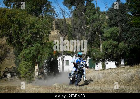 42 Van Beveren Adrien (Fra), Monster Yamaha Rally Offizielles Team, Yamaha WR450F Rally, Aktion während der Rallye Andalusien 2020, vom 6. Bis 10. Oktober 2020 um Villamartin, Spanien - Foto Eric Vargiolu / DPPI Stockfoto