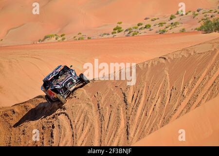 412 Guthrie Mitchell (usa), Floene Ola (nzl), OT3, Red Bull Offraod Team USA, SSV, Aktion während der Etappe 11 der Dakar 2020 zwischen Shubaytah und Haradh, 744 km - SS 379 km, in Saudi-Arabien, am 16. Januar 2020 - Foto DPPI Stockfoto