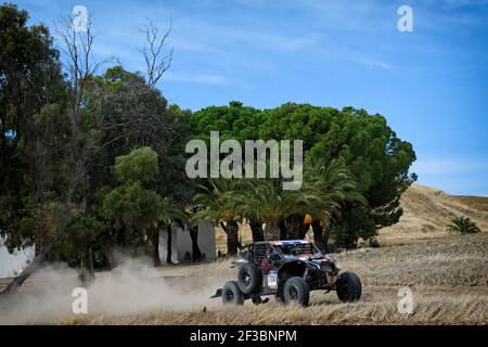 700 Rojas Almuzara Josep (esp), Rubi Montserrat Joan (esp), Motor Culb Sabadell, BRP Can-am Maverick X3 XRS, Aktion während der Rallye Andalusien 2020, vom 6. Bis 10. Oktober 2020 um Villamartin, Spanien - Foto Eric Vargiolu / DPPI Stockfoto