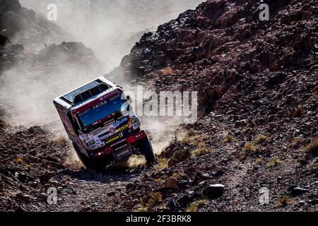 509 Soltys Martin (cze), Sikola Tomas (cze), Schovanek David (cze), Tatra, Tatra Buggyra Racing, LKW, Camion, Aktion während der Etappe 2 der Dakar 2020 zwischen Al Wajh und Neom, 401 km - SS 367km, in Saudi-Arabien, am 6. Januar 2020 - Foto DPPI Stockfoto