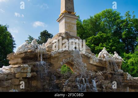 Neptun-Brunnen Stockfoto