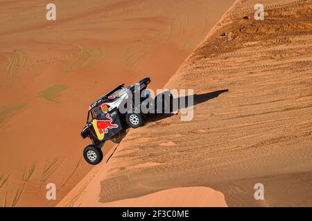 409 Hildebrand Blade (usa), Cazalet Francois (Fra), OT3, Red Bull Offroad Team USA, SSV, Aktion während der Etappe 11 der Dakar 2020 zwischen Shubaytah und Haradh, 744 km - SS 379 km, in Saudi-Arabien, am 16. Januar 2020 - Foto DPPI Stockfoto