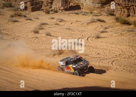 412 Guthrie Mitchell (usa), Floene Ola (nzl), OT3, Red Bull Offraod Team USA, SSV, Aktion während der Etappe 5 der Dakar 2020 zwischen Al Ula und Ha'il, 563 km - SS 353 km, in Saudi-Arabien, am 9. Januar 2020 - Foto Frédéric Le Floc'h / DPPI Stockfoto