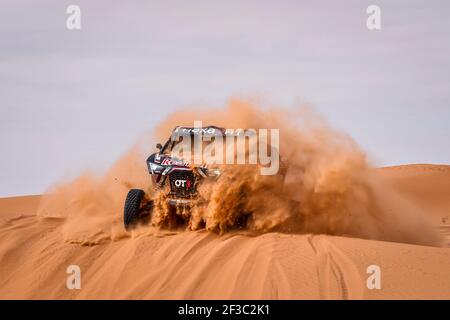 403 Despres Cyril (Fra), Horn Mike (che), OT3, Red Bull Offroad Team USA, SSV, Portrait während der Etappe 6 der Dakar 2020 zwischen Ha'il und Riad, 830 km - SS 478 km, in Saudi-Arabien, am 10. Januar 2020 - Foto DPPI Stockfoto