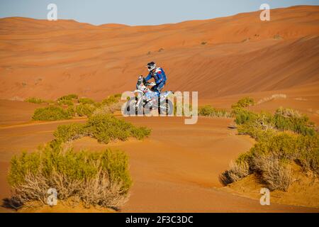 84 Hongyi Zhao (chn), KTM, Wu Pu Da Hai Dao Dakar Rally Team, Moto, Bike, Action während der Etappe 11 der Dakar 2020 zwischen Shubaytah und Haradh, 744 km - SS 379 km, in Saudi-Arabien, am 16. Januar 2020 - Foto Florent Gooden / DPPI Stockfoto