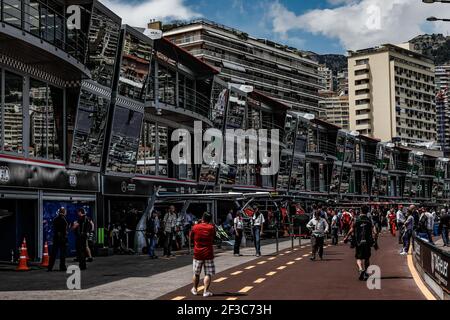 Ambiance Pitlane, während der Formel 1 Weltmeisterschaft 2018, Grand Prix von Monaco vom 24. Bis 27. Mai in Monaco - Foto Marc de Mattia / DPPI Stockfoto