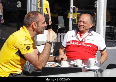 VASSEUR Frederic, Teamchef Alfa Romeo sauber F1 Team, Portrait ABITEBOUL Cyril (fr), Renault Sport F1 Geschäftsführer, Portrait während der Formel 1 Weltmeisterschaft 2018, Grand Prix of Canada vom 7. Bis 10. Juni in Montreal - Foto Frederic Le Floc'h / DPPI Stockfoto