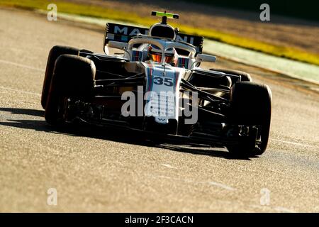 SIROTKIN Sergey (rus), Williams F1 Mercedes FW41, Aktion während 2018 Formel 1 Meisterschaft in Melbourne, Australian Grand Prix, vom 22. Bis 25. März - Foto DPPI Stockfoto