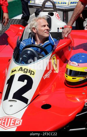 Jacques Villeneuve au volant de la Ferrari 312T3 de son père Gilles, Jacques Villeneuve fährt den Ferrari 312T3 von seinem Vater Gilles, während der Formel-1-Weltmeisterschaft 2018, Grand Prix von Kanada vom 7. Bis 10. Juni in Montreal - Foto Frederic Le Floc'h / DPPI Stockfoto