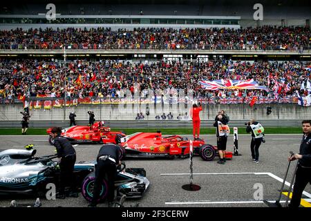 05 VETTEL Sebastian (ger), Scuderia Ferrari SF71H, Pole Position während Formel 1 FIA Weltmeisterschaft 2018, China Grand Prix, in Shanghai vom 12. Bis 15. April - Foto DPPI Stockfoto