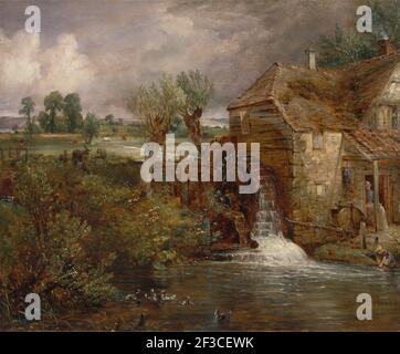 Parham Mill, Gillingham;Mühle in Gillingham, Dorset;Gillingham Mill, Dorset;EINE Mühle in Gillingham, in Dorsetshire;EINE Mühle in Gillingham;Mühle, Gillingham, Dorset;EINE Mühle in Gillingham, in Dorsetshire;Parham Mill, Gilingham;Pernes Mill, Gillingham Mill;EINE Mühle in Gillingham in Dorset;Parham's Mill, ca. 1826. Stockfoto