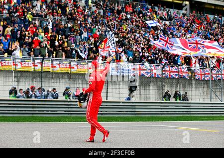 VETTEL Sebastian (ger), Scuderia Ferrari SF71H, Portrait Pole Position während 2018 Formel 1 FIA Weltmeisterschaft, China Grand Prix, in Shanghai vom 12. Bis 15. April - Foto DPPI Stockfoto