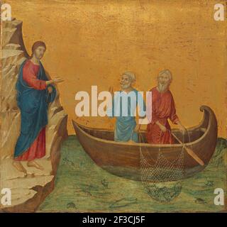 Die Berufung der Apostel Petrus und Andreas, 1308-1311. Stockfoto