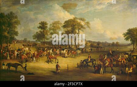 Heaton Park Races, 1829. Stockfoto