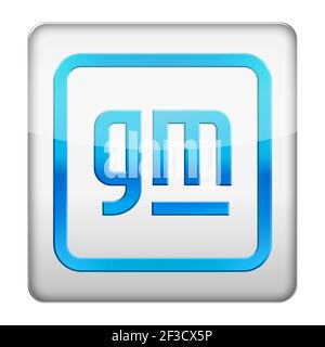 Logo von General Motors Stockfoto