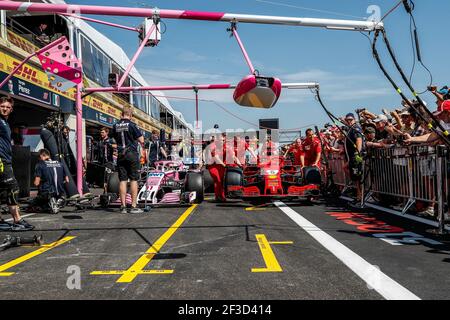 Ambiance Pitlane, während der Formel-1-Weltmeisterschaft 2018, großer Preis von frankreich am 22. Bis 24. juni in Le Castellet - Foto Marc de Mattia / DPPI Grand Prix de France Stockfoto