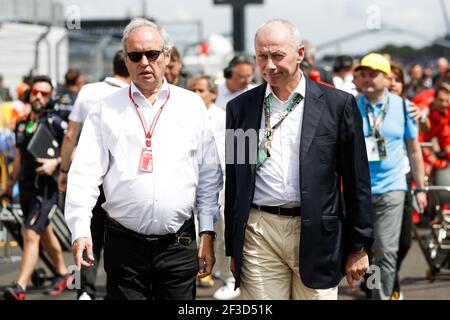 STOLL Jerome (Fra), Teamchef Renault Sport F1, BOLLORE Thierry (Fra), Renault Sport F1, Directeur délégué à la compétitivité Delegierter Direktor für Wettbewerbsfähigkeit, Porträt während der Formel-1-Weltmeisterschaft 2018, großer Preis von Frankreich am 22. Bis 24. Juni in Le Castellet - Foto Florent Gooden / DPPI Stockfoto