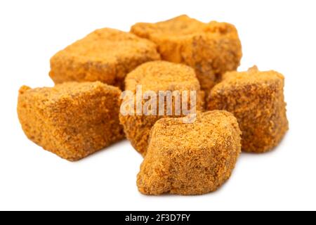 bracken Stärkeknödel Warabi Mochi mit Sojapulver, japanische berühmte Süßigkeiten Stockfoto