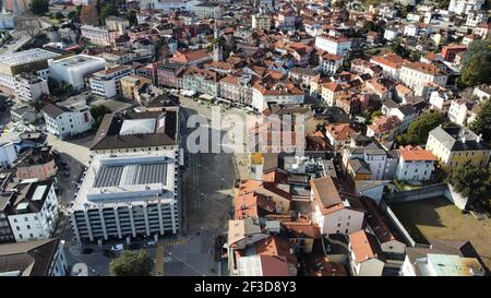 Stadt Locarno, Schweiz Stockfoto