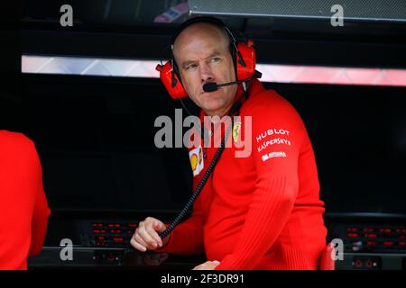 CLEAR Jock (gbr), Leiter Technik und Performance-Ingenieur der Scuderia Ferrari, Porträt während der Formel 1 FIA Weltmeisterschaft 2018, Italien Grand Prix, in Monza von august 30 bis september 2 - Foto DPPI Stockfoto