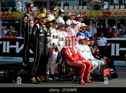 Fahrerfoto während der Formel 1 Weltmeisterschaft 2018, Abu Dhabi Grand Prix vom 22. Bis 25. November in Yas Marina - Foto DPPI Stockfoto