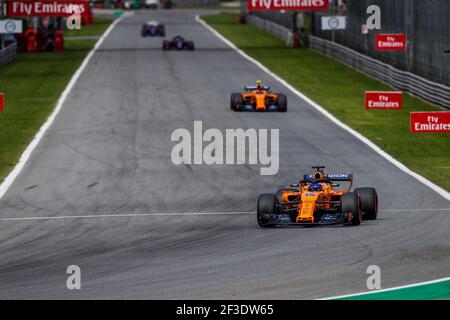 14 ALONSO Fernando (Spa), McLaren Renault MCL33, 02 während 2018 Formel 1 FIA Weltmeisterschaft, Italien Grand Prix, in Monza von august 30 bis september 2 - Foto Florent Gooden / DPPI Stockfoto