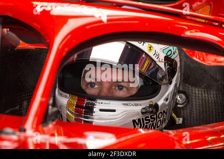 05 VETTEL Sebastian (ger), Scuderia Ferrari SF71H, Aktion bei 2018 F1 Tests in Abu Dhabi, VAE, am 27th 2018. november - Foto Sebastiaan Rozendaal / DPPI Stockfoto