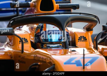 47 NORRIS Lando (gbr), McLaren Renault MCL33, Aktion während 2018 F1 Tests in Abu Dhabi, VAE, am 27th 2018. november - Foto Sebastiaan Rozendaal / DPPI Stockfoto