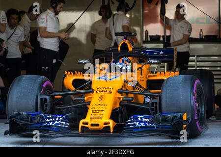 47 NORRIS Lando (gbr), McLaren Renault MCL33, Aktion während 2018 F1 Tests in Abu Dhabi, VAE, am 27th 2018. november - Foto Sebastiaan Rozendaal / DPPI Stockfoto