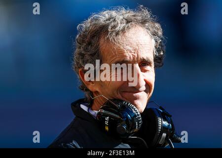 PROST Alain (Fra), Renault-Botschafter, Portrait während der Formel 1 Wintertests 2018 in Barcelona, Spanien vom 6. Bis 9. März - Foto Florent Gooden / DPPI Stockfoto