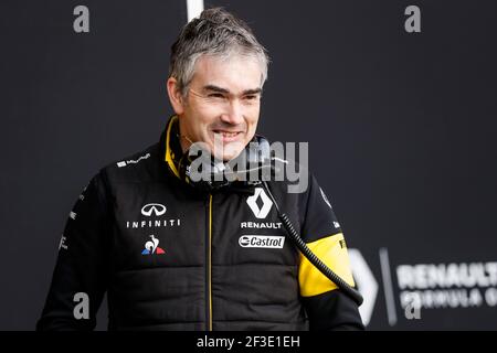 CHESTER Nick (gbr), Chassis Technical Director Renault Sport F1, Portrait während der Formel 1 Wintertests 2018 in Barcelona, Spanien von Februar 26 bis März 01 - Foto Florent Gooden / DPPI Stockfoto