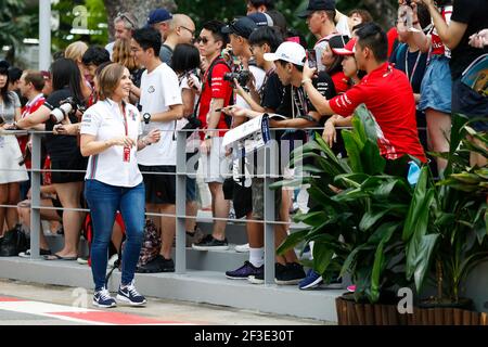 WILLIAMS Claire (gbr), Stellvertretender Teamchef von Williams F1 Racing, Portrait während der Formel 1 Weltmeisterschaft 2018, Singapur Grand Prix vom 13. Bis 16. September in Singapur - Foto Florent Gooden / DPPI Stockfoto