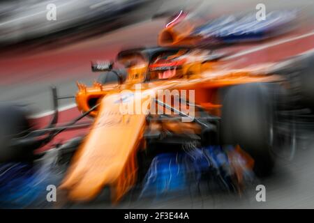 VANDOORNE Stoffel (bel), McLaren Renault MCL33, Aktion während der Formel 1 Wintertests 2018 in Barcelona, Spanien vom 6. Bis 9. März - Foto Florent Gooden / DPPI Stockfoto