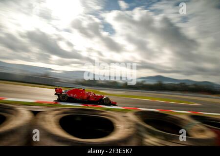 VETTEL Sebastian (ger), Scuderia Ferrari SF71H, Aktion während der Formel 1 Wintertests 2018 in Barcelona, Spanien vom 6. Bis 9. März - Foto DPPI Stockfoto