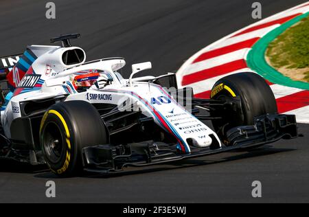 KUBICA Robert (pol), Williams F1 Mercedes FW41, Aktion während der Formel 1 Wintertests 2018 in Barcelona, Spanien vom 6. Bis 9. März - Foto DPPI Stockfoto