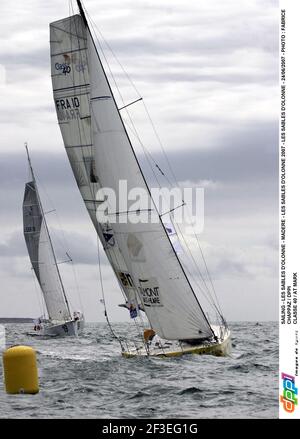 SEGELN - LES SABLES D'OLONNE - MADERE - LES SABLES D'OLONNE 2007 - LES SABLES D'OLONNE - 24/06/2007 - FOTO : FABRICE CHAPPAZ / DPPI CLASSE 40 / AN DER MARKE Stockfoto