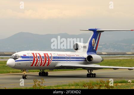 15-03-2021 - Generic Airplanes - RA-85826 - KMV - Kavminvodyavia - Tupolev. Seriennummer 89A-812, Typ TU-154M. Erster Benutzer war LOT Polish Airlines on Stockfoto