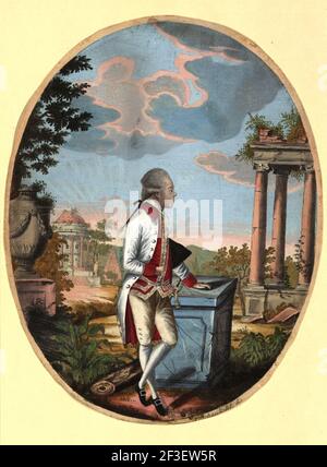 Großherzog Paul von Russland (1754-1801), später Zar Paul I., 1782. Private Sammlung. Stockfoto